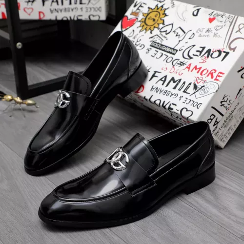 Dolce & Gabbana D&G Leather Shoes For Men #1361743