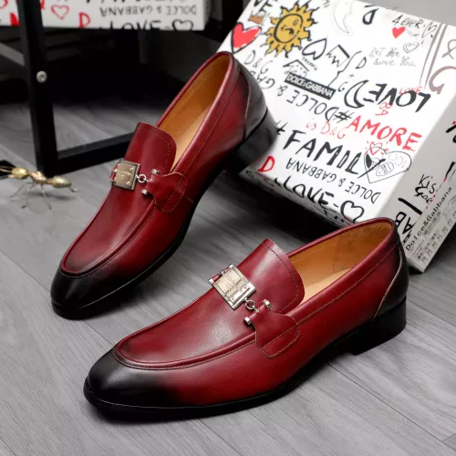 Dolce & Gabbana D&G Leather Shoes For Men #1361745