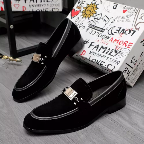 Dolce & Gabbana D&G Leather Shoes For Men #1361750