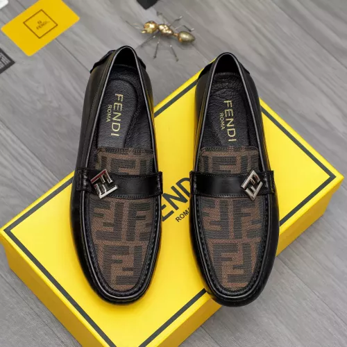 Cheap Fendi Leather Shoes For Men #1361758 Replica Wholesale [$80.00 USD] [ITEM#1361758] on Replica Fendi Leather Shoes