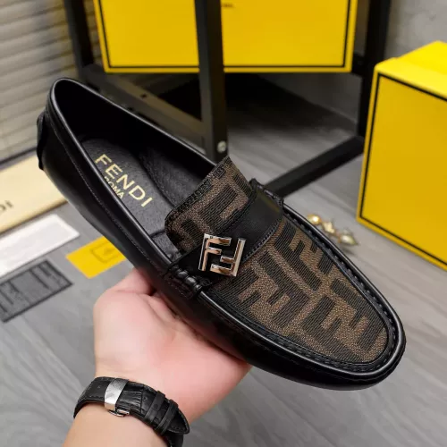 Cheap Fendi Leather Shoes For Men #1361758 Replica Wholesale [$80.00 USD] [ITEM#1361758] on Replica Fendi Leather Shoes