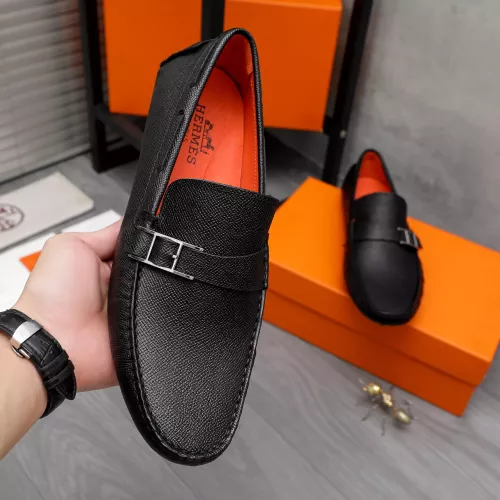 Cheap Hermes Leather Shoes For Men #1361759 Replica Wholesale [$80.00 USD] [ITEM#1361759] on Replica Hermes Leather Shoes