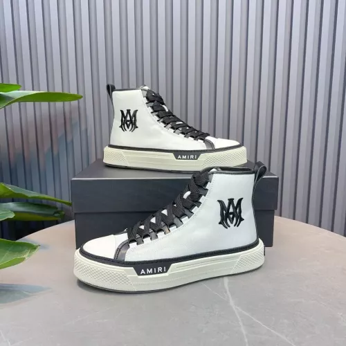 Cheap Amiri High Tops Shoes For Men #1361796 Replica Wholesale [$112.00 USD] [ITEM#1361796] on Replica Amiri High Tops Shoes