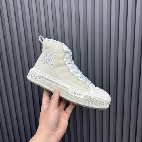 Cheap Amiri High Tops Shoes For Men #1361799 Replica Wholesale [$112.00 USD] [ITEM#1361799] on Replica Amiri High Tops Shoes