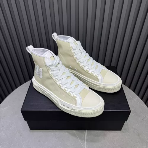 Cheap Amiri High Tops Shoes For Men #1361799 Replica Wholesale [$112.00 USD] [ITEM#1361799] on Replica Amiri High Tops Shoes