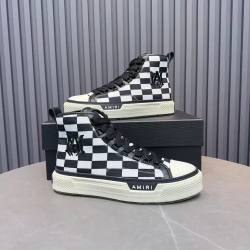 Cheap Amiri High Tops Shoes For Men #1361811 Replica Wholesale [$112.00 USD] [ITEM#1361811] on Replica Amiri High Tops Shoes