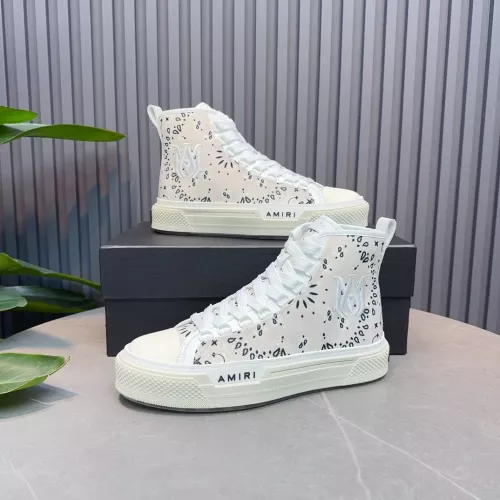 Cheap Amiri High Tops Shoes For Women #1361813 Replica Wholesale [$112.00 USD] [ITEM#1361813] on Replica Amiri High Tops Shoes
