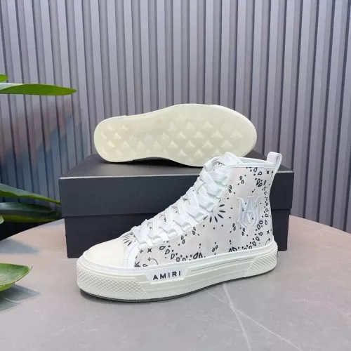 Cheap Amiri High Tops Shoes For Women #1361813 Replica Wholesale [$112.00 USD] [ITEM#1361813] on Replica Amiri High Tops Shoes