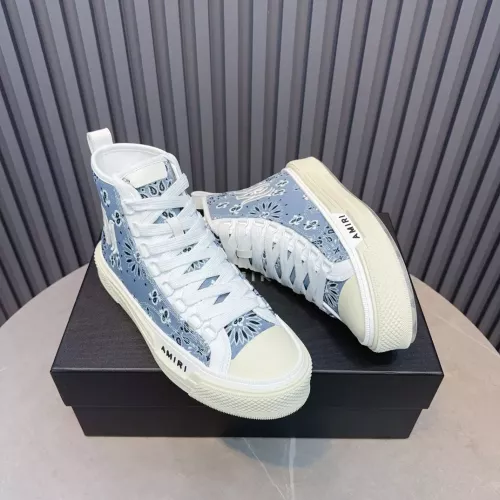 Cheap Amiri High Tops Shoes For Men #1361816 Replica Wholesale [$112.00 USD] [ITEM#1361816] on Replica Amiri High Tops Shoes