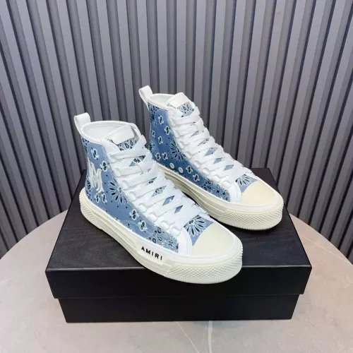 Cheap Amiri High Tops Shoes For Men #1361816 Replica Wholesale [$112.00 USD] [ITEM#1361816] on Replica Amiri High Tops Shoes
