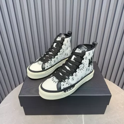 Cheap Amiri High Tops Shoes For Men #1361824 Replica Wholesale [$112.00 USD] [ITEM#1361824] on Replica Amiri High Tops Shoes