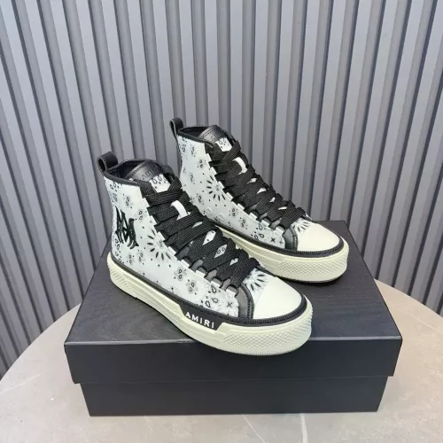 Cheap Amiri High Tops Shoes For Men #1361824 Replica Wholesale [$112.00 USD] [ITEM#1361824] on Replica Amiri High Tops Shoes