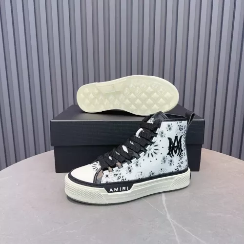 Cheap Amiri High Tops Shoes For Men #1361824 Replica Wholesale [$112.00 USD] [ITEM#1361824] on Replica Amiri High Tops Shoes