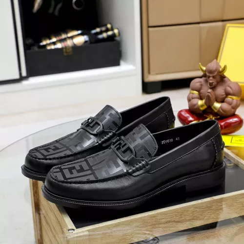 Cheap Fendi Leather Shoes For Men #1361890 Replica Wholesale [$85.00 USD] [ITEM#1361890] on Replica Fendi Leather Shoes