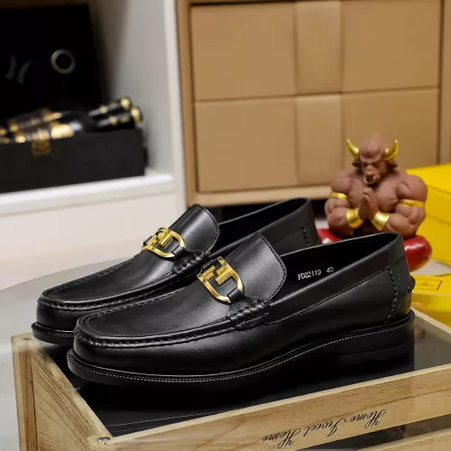 Cheap Fendi Leather Shoes For Men #1361893 Replica Wholesale [$85.00 USD] [ITEM#1361893] on Replica Fendi Leather Shoes