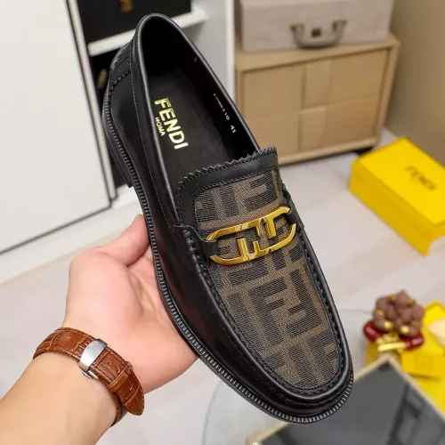 Cheap Fendi Leather Shoes For Men #1361897 Replica Wholesale [$85.00 USD] [ITEM#1361897] on Replica Fendi Leather Shoes