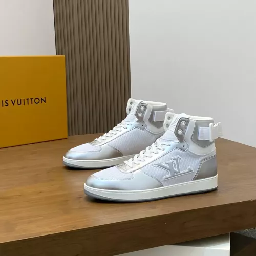 Cheap Louis Vuitton High Tops Shoes For Men #1361976 Replica Wholesale [$82.00 USD] [ITEM#1361976] on Replica Louis Vuitton High Tops Shoes