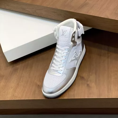 Cheap Louis Vuitton High Tops Shoes For Men #1361976 Replica Wholesale [$82.00 USD] [ITEM#1361976] on Replica Louis Vuitton High Tops Shoes