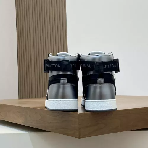 Cheap Louis Vuitton High Tops Shoes For Men #1361977 Replica Wholesale [$82.00 USD] [ITEM#1361977] on Replica Louis Vuitton High Tops Shoes