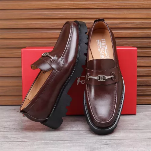 Cheap Salvatore Ferragamo Leather Shoes For Men #1362016 Replica Wholesale [$96.00 USD] [ITEM#1362016] on Replica Salvatore Ferragamo Leather Shoes