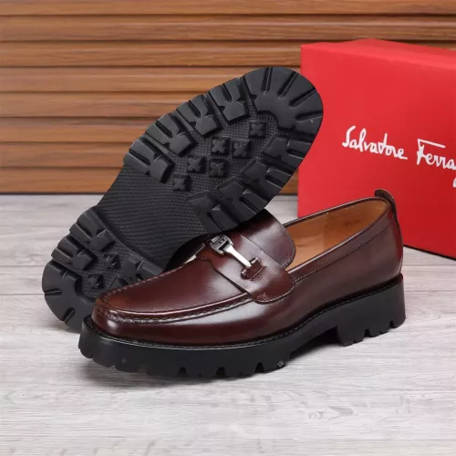 Cheap Salvatore Ferragamo Leather Shoes For Men #1362016 Replica Wholesale [$96.00 USD] [ITEM#1362016] on Replica Salvatore Ferragamo Leather Shoes