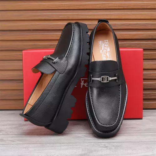 Cheap Salvatore Ferragamo Leather Shoes For Men #1362017 Replica Wholesale [$96.00 USD] [ITEM#1362017] on Replica Salvatore Ferragamo Leather Shoes