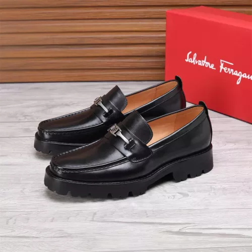 Cheap Salvatore Ferragamo Leather Shoes For Men #1362018 Replica Wholesale [$96.00 USD] [ITEM#1362018] on Replica Salvatore Ferragamo Leather Shoes