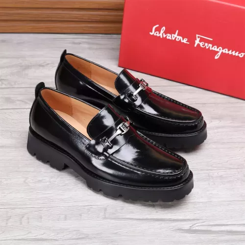 Cheap Salvatore Ferragamo Leather Shoes For Men #1362019 Replica Wholesale [$96.00 USD] [ITEM#1362019] on Replica Salvatore Ferragamo Leather Shoes