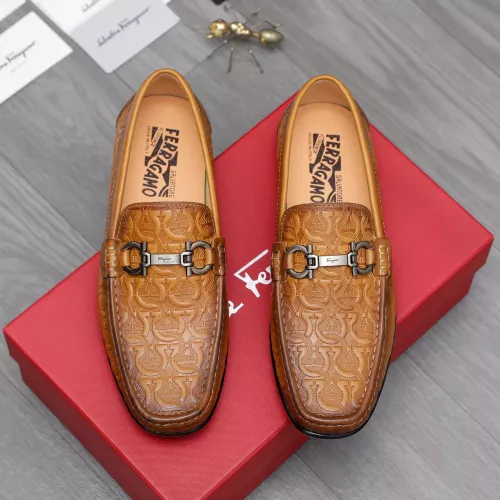 Cheap Salvatore Ferragamo Leather Shoes For Men #1362023 Replica Wholesale [$76.00 USD] [ITEM#1362023] on Replica Salvatore Ferragamo Leather Shoes