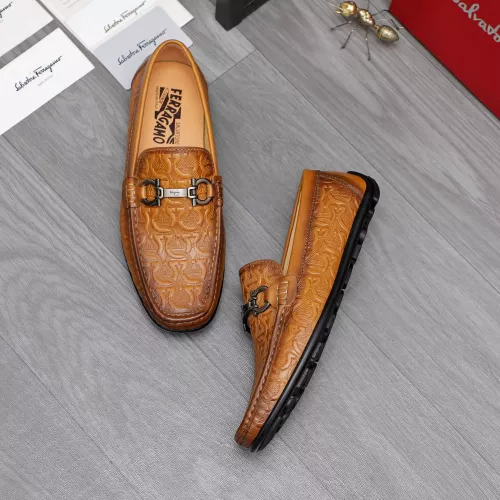 Cheap Salvatore Ferragamo Leather Shoes For Men #1362023 Replica Wholesale [$76.00 USD] [ITEM#1362023] on Replica Salvatore Ferragamo Leather Shoes