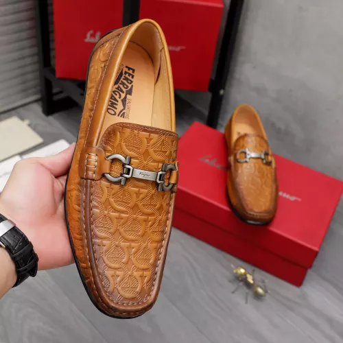Cheap Salvatore Ferragamo Leather Shoes For Men #1362023 Replica Wholesale [$76.00 USD] [ITEM#1362023] on Replica Salvatore Ferragamo Leather Shoes