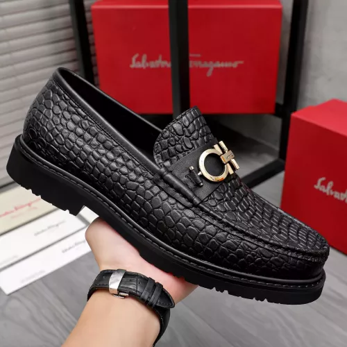 Cheap Salvatore Ferragamo Leather Shoes For Men #1362026 Replica Wholesale [$96.00 USD] [ITEM#1362026] on Replica Salvatore Ferragamo Leather Shoes
