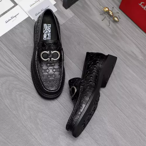 Cheap Salvatore Ferragamo Leather Shoes For Men #1362027 Replica Wholesale [$96.00 USD] [ITEM#1362027] on Replica Salvatore Ferragamo Leather Shoes
