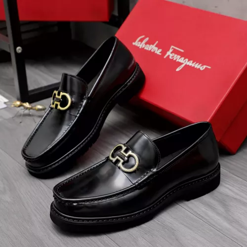 Salvatore Ferragamo Leather Shoes For Men #1362029
