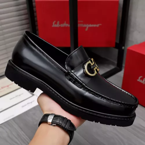Cheap Salvatore Ferragamo Leather Shoes For Men #1362029 Replica Wholesale [$96.00 USD] [ITEM#1362029] on Replica Salvatore Ferragamo Leather Shoes