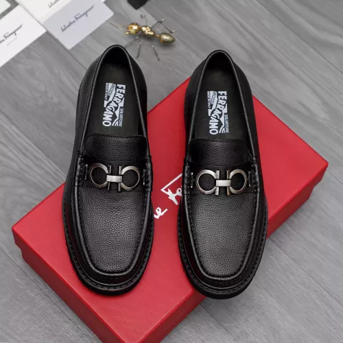 Cheap Salvatore Ferragamo Leather Shoes For Men #1362030 Replica Wholesale [$96.00 USD] [ITEM#1362030] on Replica Salvatore Ferragamo Leather Shoes