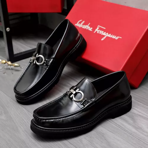 Salvatore Ferragamo Leather Shoes For Men #1362031