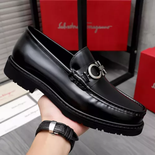 Cheap Salvatore Ferragamo Leather Shoes For Men #1362031 Replica Wholesale [$96.00 USD] [ITEM#1362031] on Replica Salvatore Ferragamo Leather Shoes