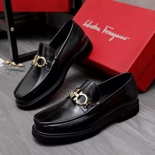 Salvatore Ferragamo Leather Shoes For Men #1362032