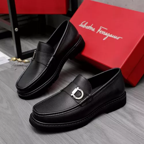 Salvatore Ferragamo Leather Shoes For Men #1362033