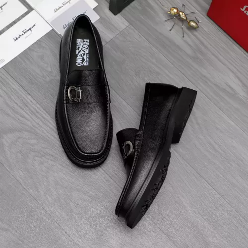 Cheap Salvatore Ferragamo Leather Shoes For Men #1362033 Replica Wholesale [$96.00 USD] [ITEM#1362033] on Replica Salvatore Ferragamo Leather Shoes