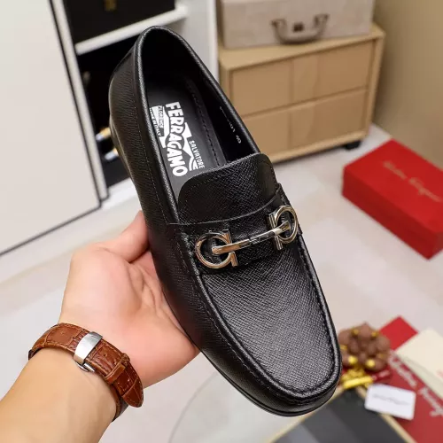 Cheap Salvatore Ferragamo Leather Shoes For Men #1362035 Replica Wholesale [$88.00 USD] [ITEM#1362035] on Replica Salvatore Ferragamo Leather Shoes