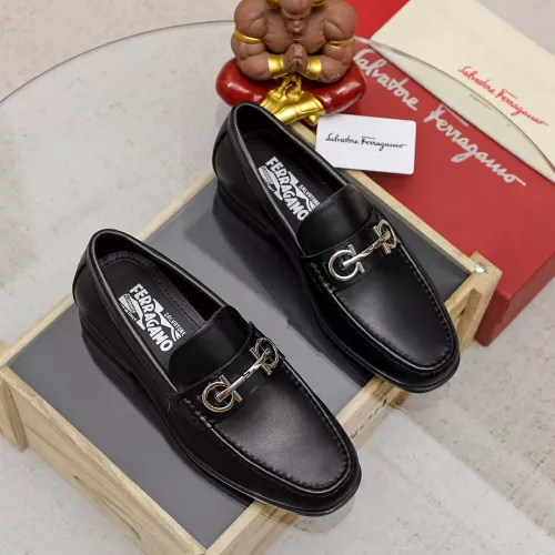 Cheap Salvatore Ferragamo Leather Shoes For Men #1362036 Replica Wholesale [$88.00 USD] [ITEM#1362036] on Replica Salvatore Ferragamo Leather Shoes