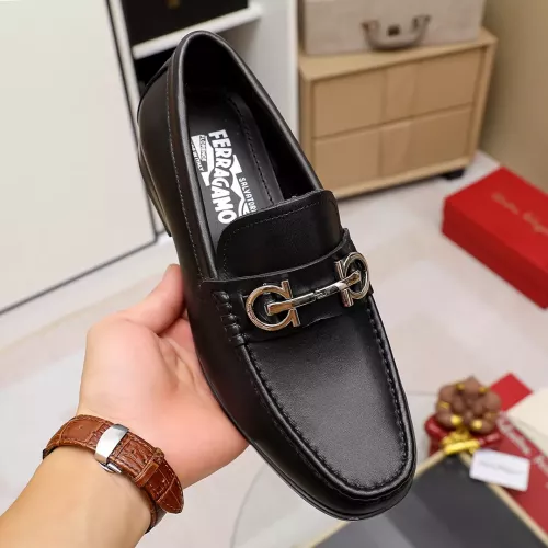Cheap Salvatore Ferragamo Leather Shoes For Men #1362036 Replica Wholesale [$88.00 USD] [ITEM#1362036] on Replica Salvatore Ferragamo Leather Shoes