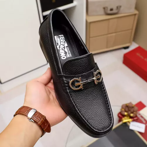 Cheap Salvatore Ferragamo Leather Shoes For Men #1362037 Replica Wholesale [$88.00 USD] [ITEM#1362037] on Replica Salvatore Ferragamo Leather Shoes