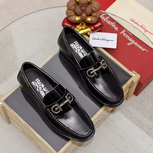 Cheap Salvatore Ferragamo Leather Shoes For Men #1362038 Replica Wholesale [$88.00 USD] [ITEM#1362038] on Replica Salvatore Ferragamo Leather Shoes