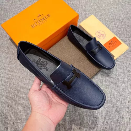 Cheap Hermes Leather Shoes For Men #1362048 Replica Wholesale [$85.00 USD] [ITEM#1362048] on Replica Hermes Leather Shoes