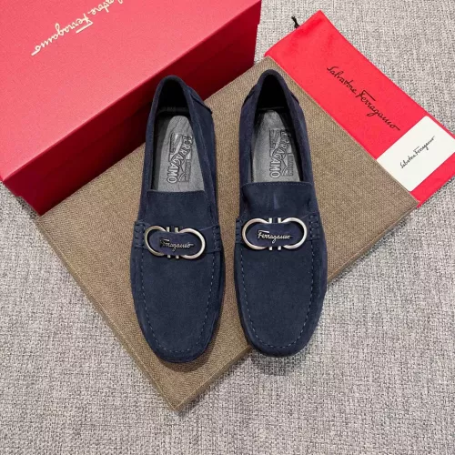 Cheap Salvatore Ferragamo Leather Shoes For Men #1362049 Replica Wholesale [$82.00 USD] [ITEM#1362049] on Replica Salvatore Ferragamo Leather Shoes