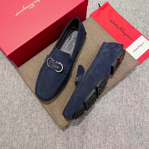 Cheap Salvatore Ferragamo Leather Shoes For Men #1362049 Replica Wholesale [$82.00 USD] [ITEM#1362049] on Replica Salvatore Ferragamo Leather Shoes