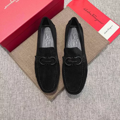 Cheap Salvatore Ferragamo Leather Shoes For Men #1362050 Replica Wholesale [$82.00 USD] [ITEM#1362050] on Replica Salvatore Ferragamo Leather Shoes